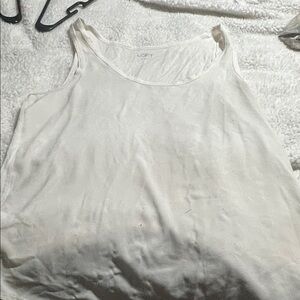LOFT Women's Classic White Tank Top